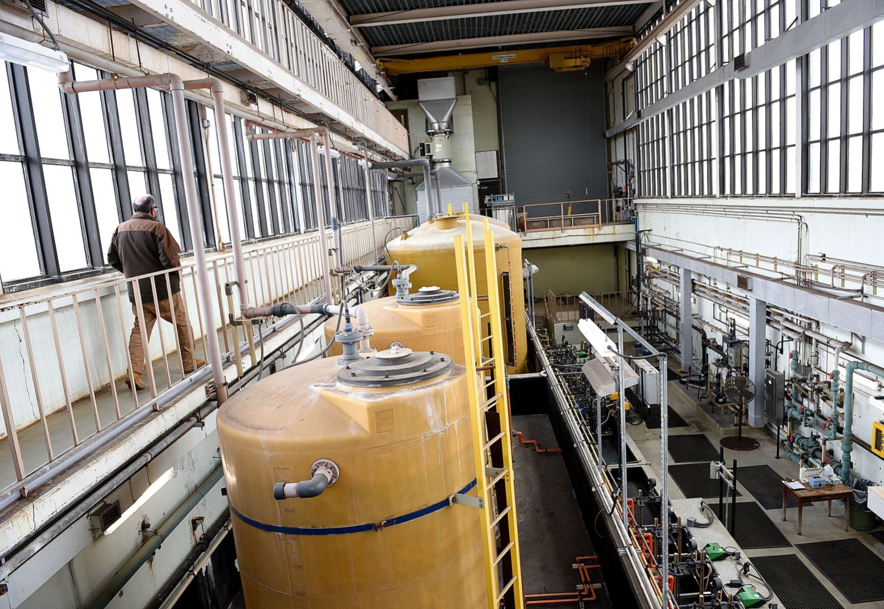 Filter and chlorination area